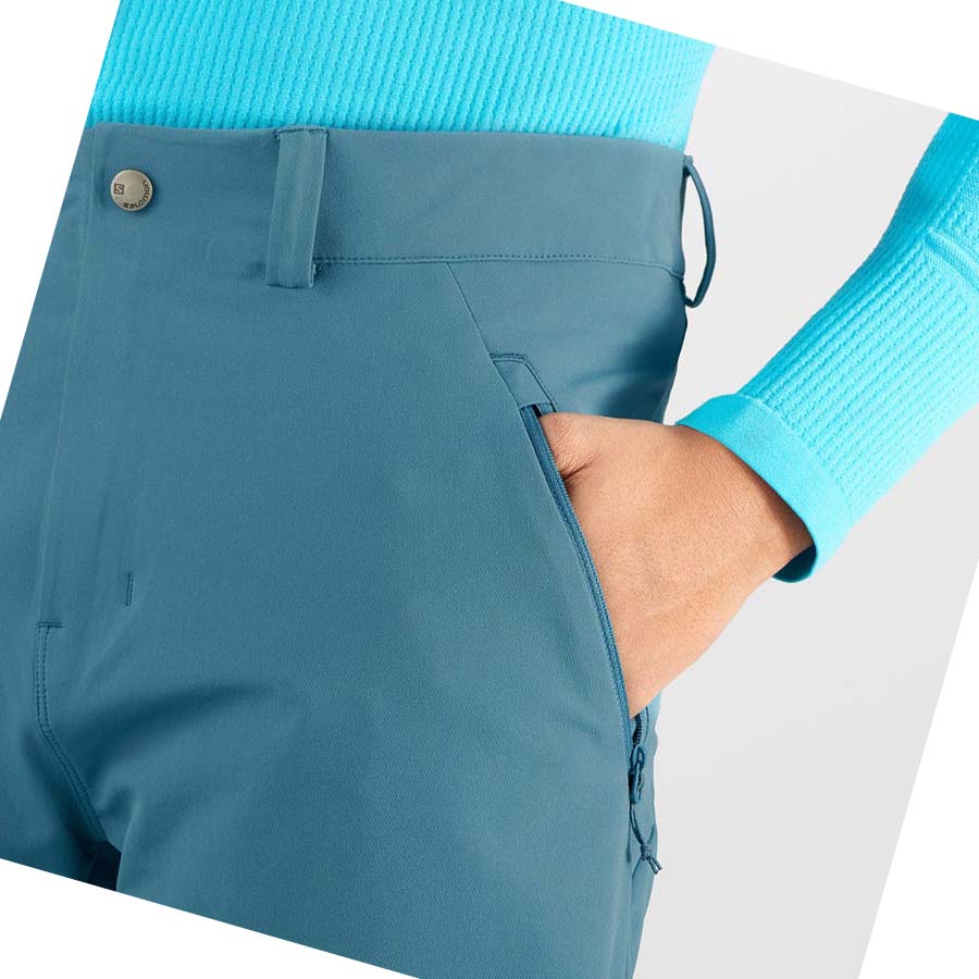 Pantalones Salomon OUTPEAK WARM Hombre Azules | MX 3183PJJ